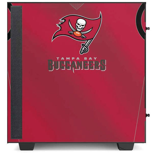 NFL Tampa Bay Buccaneers Team Jersey NZXT H510 Compact ATX Mid-Tower Case Skin