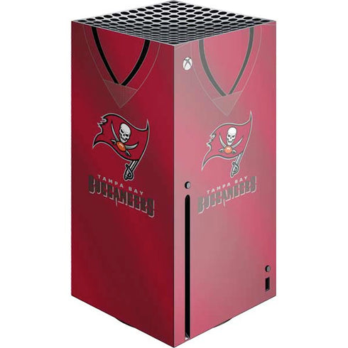NFL Tampa Bay Buccaneers Team Jersey Xbox Series X Console Skin