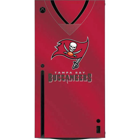 NFL Tampa Bay Buccaneers Team Jersey Xbox Series X Console Skin