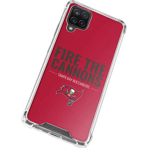 NFL Tampa Bay Buccaneers Team Motto Galaxy A12 Clear Case