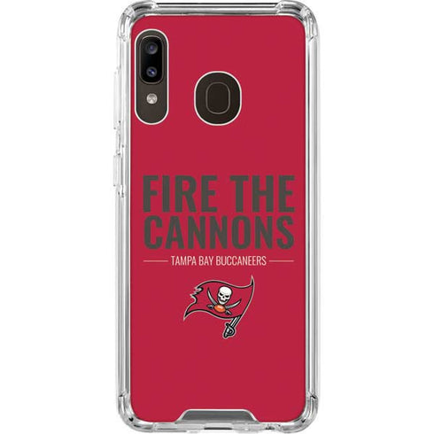 NFL Tampa Bay Buccaneers Team Motto Galaxy A30 Clear Case