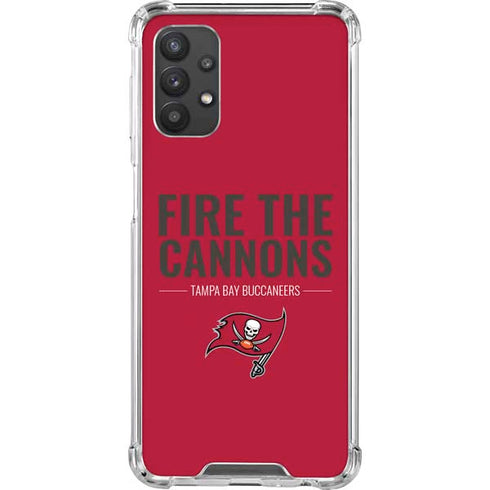 NFL Tampa Bay Buccaneers Team Motto Galaxy A32 5G Clear Case