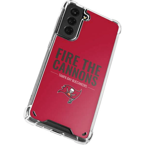 NFL Tampa Bay Buccaneers Team Motto Galaxy S21 Plus 5G Clear Case