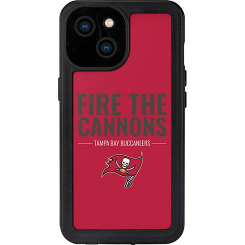 NFL Tampa Bay Buccaneers Team Motto iPhone 15 Waterproof Case