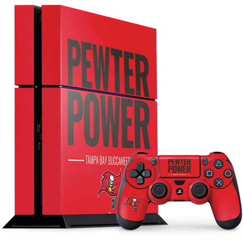 NFL Tampa Bay Buccaneers Team Motto PS4 Console and Controller Bundle Skin