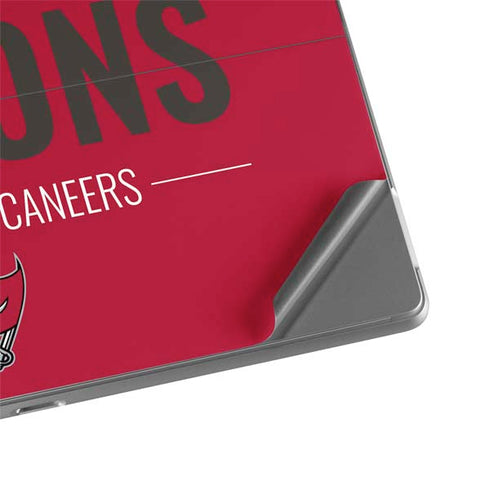 NFL Tampa Bay Buccaneers Team Motto Surface Pro 8 Skin