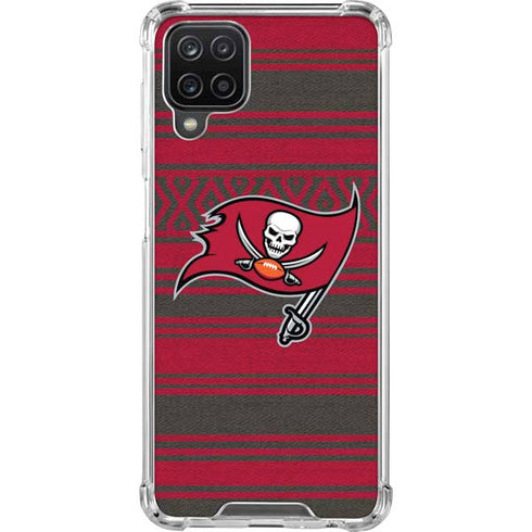 NFL Tampa Bay Buccaneers Trailblazer Galaxy A12 Clear Case