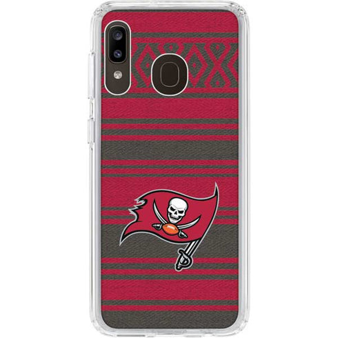 NFL Tampa Bay Buccaneers Trailblazer Galaxy A20 Clear Case