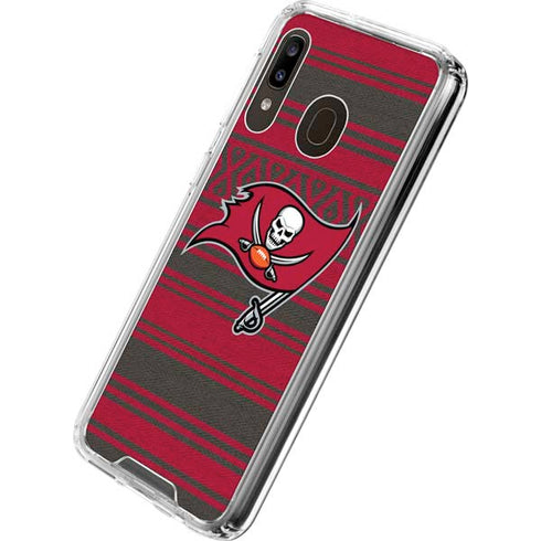 NFL Tampa Bay Buccaneers Trailblazer Galaxy A30 Clear Case