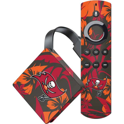 NFL Tampa Bay Buccaneers Tropical Print Amazon Fire TV Skin