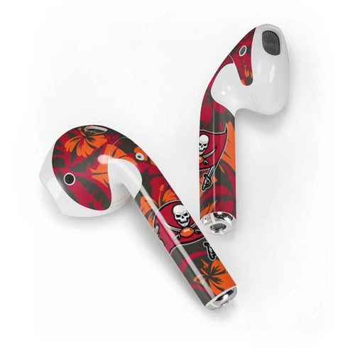 NFL Tampa Bay Buccaneers Tropical Print Apple AirPods 2 Skin