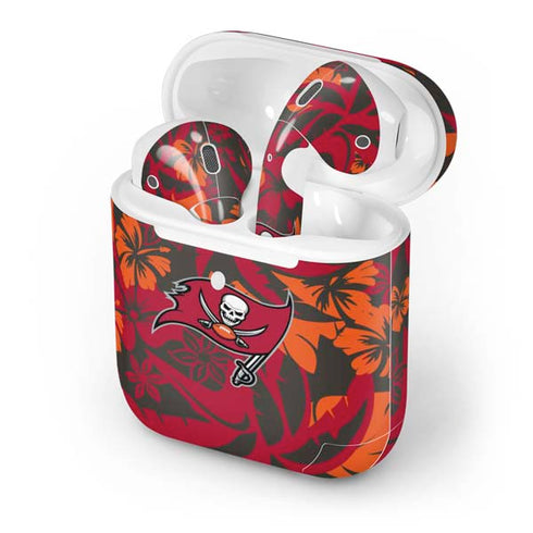 NFL Tampa Bay Buccaneers Tropical Print Apple AirPods 2 Skin