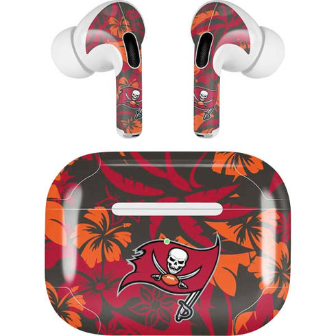 NFL Tampa Bay Buccaneers Tropical Print Apple AirPods Pro Skin