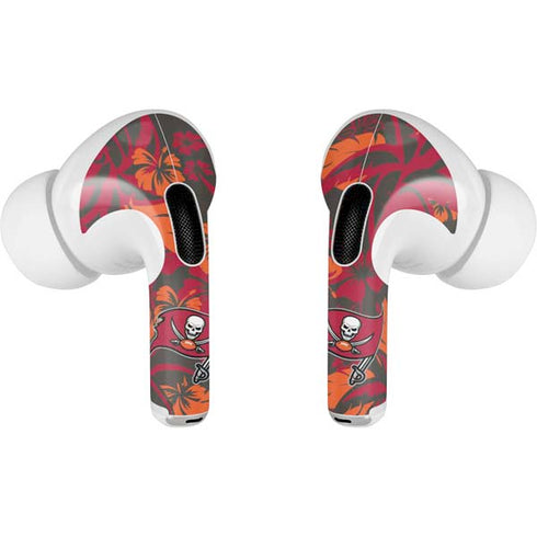 NFL Tampa Bay Buccaneers Tropical Print Apple AirPods Pro Skin
