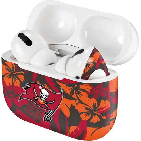 NFL Tampa Bay Buccaneers Tropical Print Apple AirPods Pro Skin