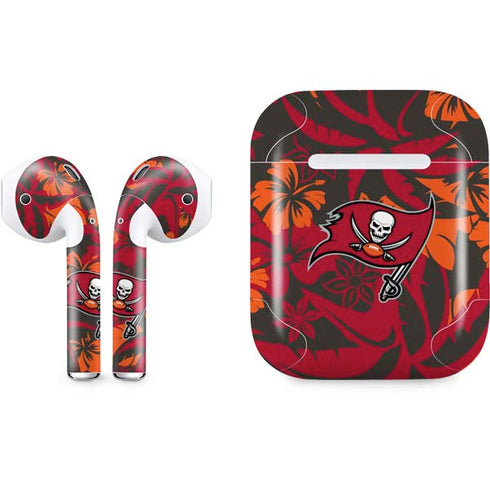 NFL Tampa Bay Buccaneers Tropical Print Apple AirPods Skin