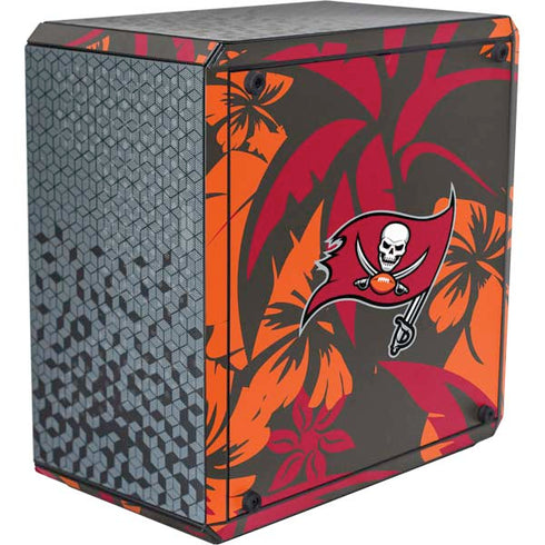 NFL Tampa Bay Buccaneers Tropical Print Cooler Master MasterBox Q300L Mini Tower Skin