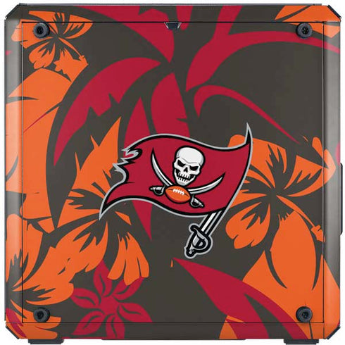 NFL Tampa Bay Buccaneers Tropical Print Cooler Master MasterBox Q300L Mini Tower Skin