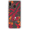 NFL Tampa Bay Buccaneers Tropical Print Galaxy A20 Clear Case