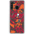 NFL Tampa Bay Buccaneers Tropical Print Galaxy A21 Clear Case