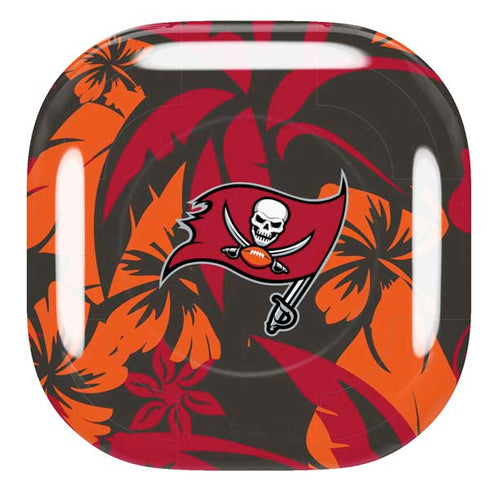 NFL Tampa Bay Buccaneers Tropical Print Galaxy Buds Pro Skin