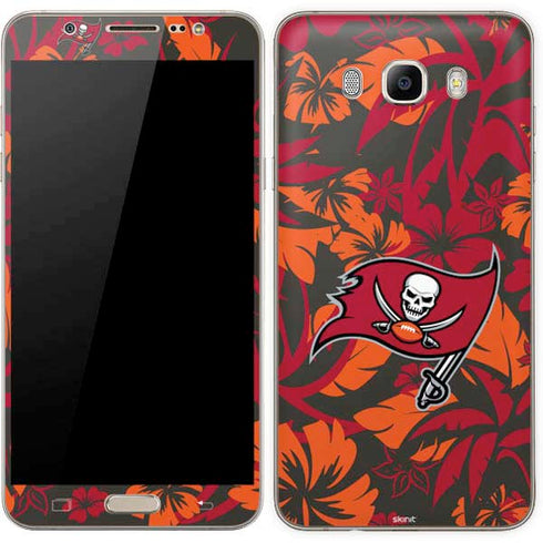 NFL Tampa Bay Buccaneers Tropical Print Galaxy J7 Skin