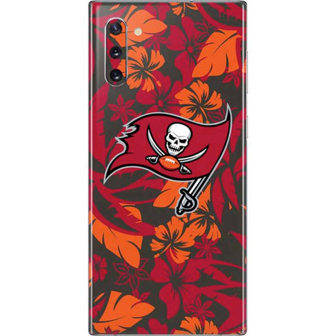 NFL Tampa Bay Buccaneers Tropical Print Galaxy Note 10 Skin