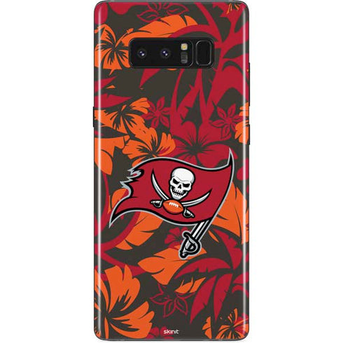 NFL Tampa Bay Buccaneers Tropical Print Galaxy Note 8 Skin
