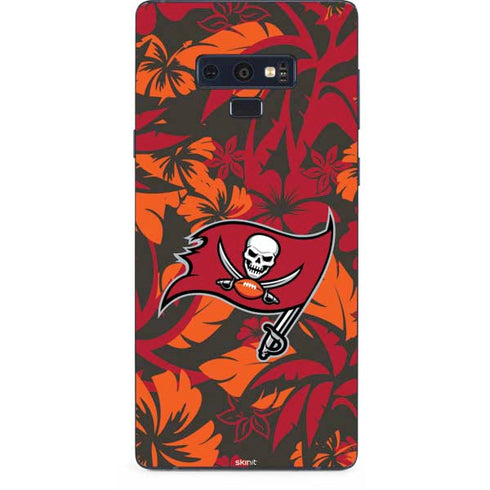 NFL Tampa Bay Buccaneers Tropical Print Galaxy Note 9 Skin