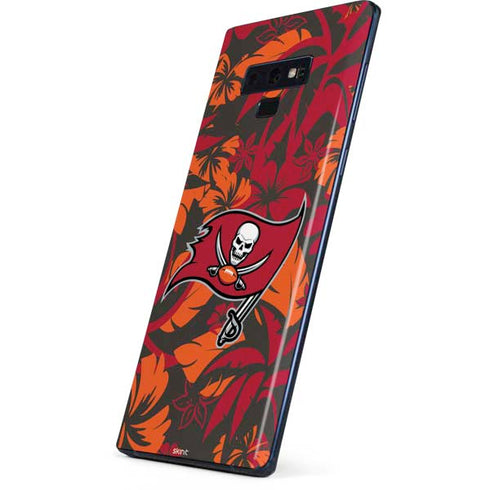 NFL Tampa Bay Buccaneers Tropical Print Galaxy Note 9 Skin
