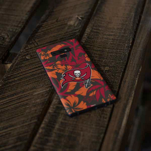 NFL Tampa Bay Buccaneers Tropical Print Galaxy Note 9 Skin
