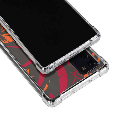 NFL Tampa Bay Buccaneers Tropical Print Galaxy Note20 5G Clear Case