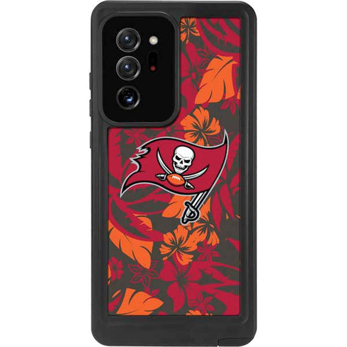 NFL Tampa Bay Buccaneers Tropical Print Galaxy Note20 Ultra 5G Waterproof Case