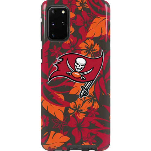 NFL Tampa Bay Buccaneers Tropical Print Galaxy S20 Plus Pro Case