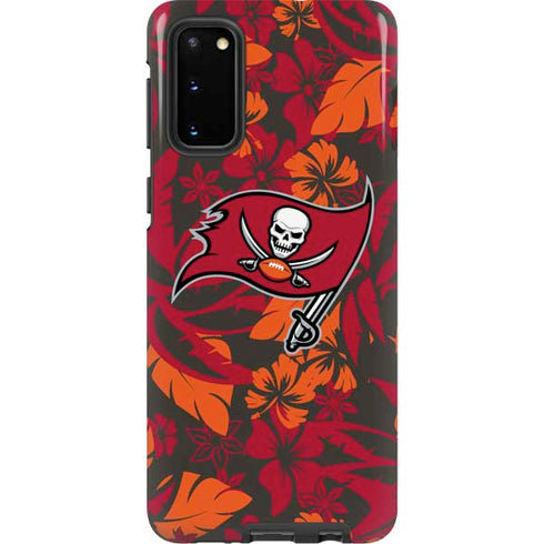 NFL Tampa Bay Buccaneers Tropical Print Galaxy S20 Pro Case