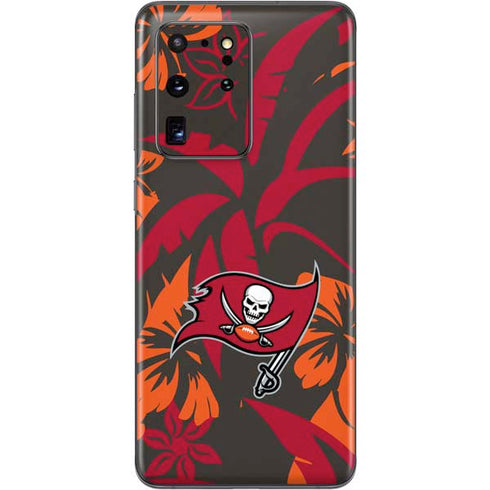 NFL Tampa Bay Buccaneers Tropical Print Galaxy S20 Ultra 5G Skin