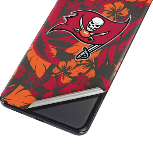 NFL Tampa Bay Buccaneers Tropical Print Galaxy S21 5G Skin