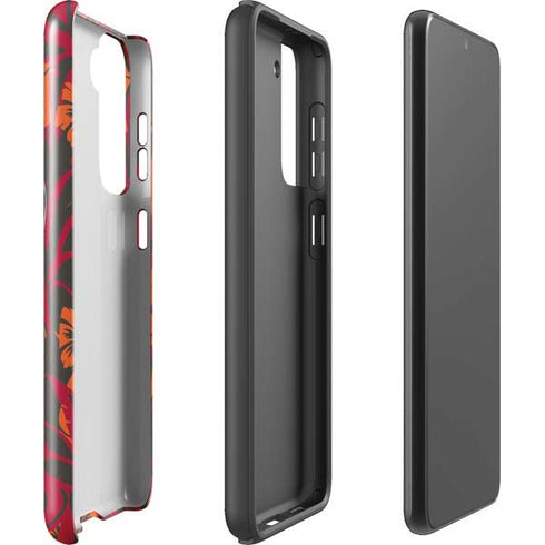 NFL Tampa Bay Buccaneers Tropical Print Galaxy S21 Plus 5G Pro Case