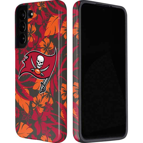 NFL Tampa Bay Buccaneers Tropical Print Galaxy S22 Pro Case
