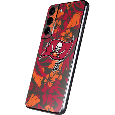 NFL Tampa Bay Buccaneers Tropical Print Galaxy S22 Skin