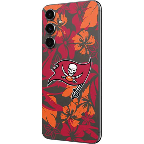 NFL Tampa Bay Buccaneers Tropical Print Galaxy S23 FE Skin