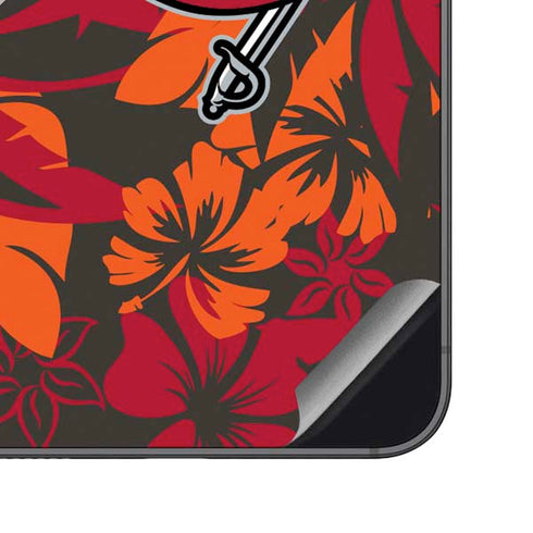NFL Tampa Bay Buccaneers Tropical Print Galaxy S23 FE Skin