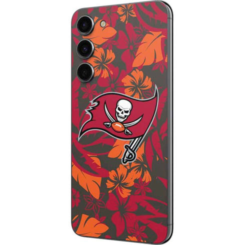 NFL Tampa Bay Buccaneers Tropical Print Galaxy S23 Plus Skin