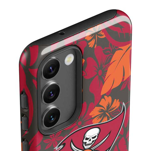 NFL Tampa Bay Buccaneers Tropical Print Galaxy S23 Pro Case