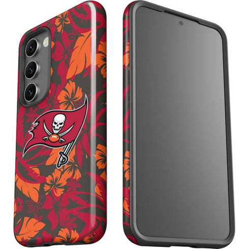 NFL Tampa Bay Buccaneers Tropical Print Galaxy S23 Pro Case