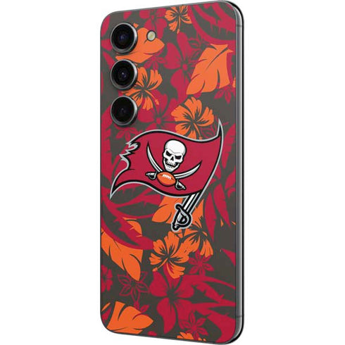 NFL Tampa Bay Buccaneers Tropical Print Galaxy S23 Skin