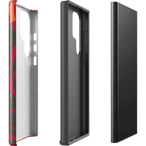 NFL Tampa Bay Buccaneers Tropical Print Galaxy S24 Ultra Impact Case