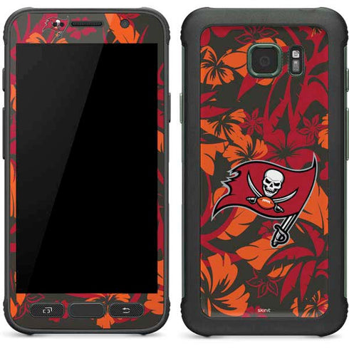 NFL Tampa Bay Buccaneers Tropical Print Galaxy S7 Active Skin