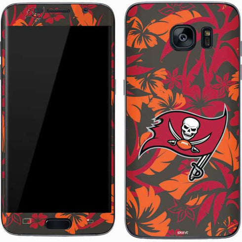 NFL Tampa Bay Buccaneers Tropical Print Galaxy S7 Skin