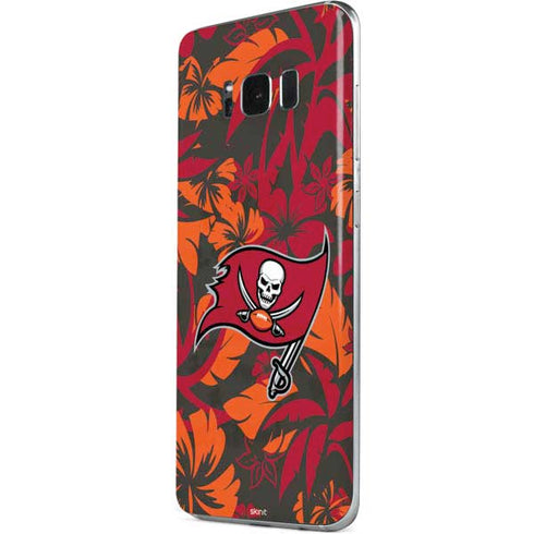 NFL Tampa Bay Buccaneers Tropical Print Galaxy S8 Skin